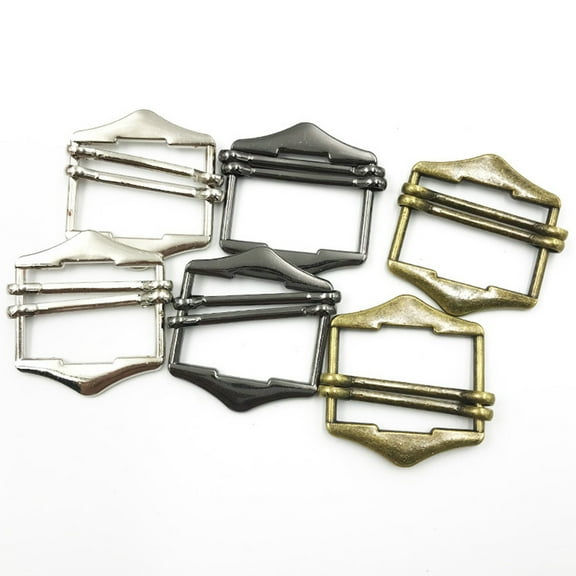 FOLOYORI Buckle for Belt Dark Grey 50Pcs 1.3X1.1X0.2In