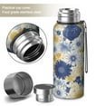 thumbnail image 2 of 20 Oz Pioneer Flower Coffee Tumbler Double Wall Insulated Stainless Steel Water Bottle | Metal Reusable Thermoses Flask with Cup Cap | Leak & Sweat Proof with Anti-Dust Lid, 2 of 7