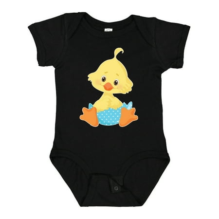 

Inktastic Cute Easter Chick in Blue Easter Egg Gift Baby Boy Bodysuit