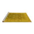thumbnail image 2 of Ahgly Company Machine Washable Indoor Rectangle Oriental Yellow Traditional Area Rugs, 3' x 5', 2 of 4