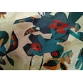thumbnail image 5 of oneOone Cotton Silk Teal Blue Fabric Abstract Ink Texture Sewing Material Print Fabric By The Yard 42 Inch Wide, 5 of 5