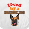 thumbnail image 4 of Inktastic Belgian Malinois Dog Boys or Girls Baby Bib, 4 of 4
