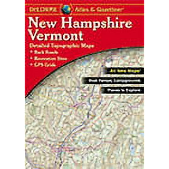 Rand Mcnally Delorme Nh/vt Rec Atlas