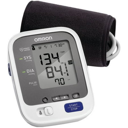 Omron 7 Series Upper Arm Blood Pressure Monitor with Two User Mode (120 Reading (Best Blood Pressure Monitor For Small Arms)