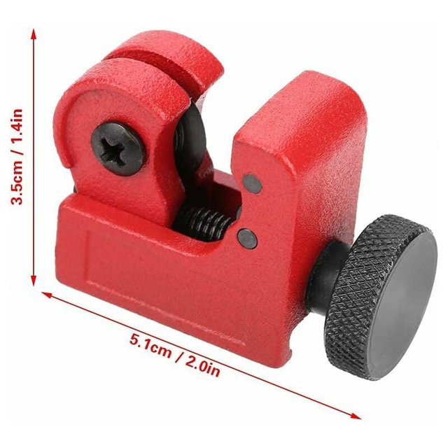 Cortador de tubos, minicortador de tubos de metal de 3-16 mm para cobre, latón, PVC, PLA