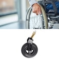 thumbnail image 1 of Roulette avant de Fauteuil Roulant, Roue Roulante Antidérapante en PU Résistante à l'Usure pour Marcheurs, 1 of 7