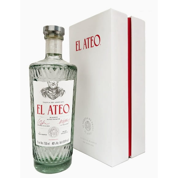 Tequila El Ateo Blanco Ultra Premium 750 Ml C/Estuche Tequila Blanco