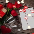 thumbnail image 5 of QAZbgdl Valentine's Day Decorations | 10FT 30 LED Heart String Lights Battery Operated with Timer | 8 Modes Red & White Romantic Lights for Indoor Outdoor, 5 of 9