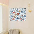 thumbnail image 3 of Picia Watercolor Nautical Pattern Tapestry-Tapestries for Bedroom Living Room Dorm(29x37"), 3 of 8