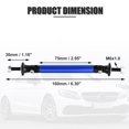thumbnail image 3 of Unique Bargains 1pair 75mm 2.95' Splitter Support Rods Adjustable Front Rear Bumper Lip Splitter Strut Rod Tie Support Bars Blue, 3 of 6