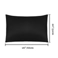 thumbnail image 6 of REGALWOVEN Soft Microfiber Pillowcases Set of 2 Pillowcases Standard Black 20"x26", 6 of 7