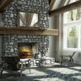 thumbnail image 2 of Dimplex 500002401 36 in. Revillusion Weathered Concrete Built-in Electric Firebox with Glass Pane & Plug Kit, 2 of 9
