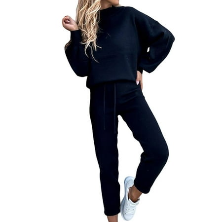 

Colisha Womens Long Sleeve Top and Pants Pajama Sets 2 Piece Jogger Long Sleepwear Loungewear Pjs Sets