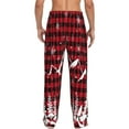 thumbnail image 3 of Balery Men'S Christmas Tree Buffalo Plaid Pants,Sleepwear Pants,Pajama Pants,Pj Bottoms Drawstring And Pockets-Small, 3 of 9
