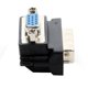 thumbnail image 3 of Dvi-i 24 + 5 macho a Vga 15 pines Fema 90 grados adaptador convertidor de ángulo recto 15 pines Vga enchufe a Dvi macho, 3 of 4