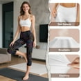 thumbnail image 7 of SCRAWLGOD Halloween Spider Web Print Capri Leggings for Women Slim Stretch High Waisted Capri Yoga Leggings with Pockets for Women Non See Through Tummy Control Yoga Pants, XS, 7 of 7