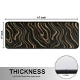 thumbnail image 5 of Kitchen Rugs Sets Of 2,Black Gold Marble Pattern Anti Fatigue Kitchen Mat Rugs Non Slip Washable,Decorative Kitchen Floor Mats for Kitchen,Sink,Laundry,17"x47"+17"x47", 5 of 5