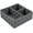 Gray, variant on 4 Pack Woven Storage Baskets for Organizing, Small Decorative Baskets Cube Bin Tidy for Closet Desktop Bathroom Bedroom, Black