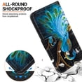 thumbnail image 3 of Print Pattern PU Leather Wallet Style Flip Cover With Card Holder Protection Mobile Phone Case For iPhone 16 16Pro 16Plus 16ProMax 15 15Pro 15Plus 15ProMax 14 14Plus 13 12 11 Pro Mini ProMax, 3 of 8