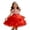C445/Red, variant on XIYON Girls Dress Summer Sleeveless Party Tiered Gown Girl Formal Occasion Tutu Dress Lightweight Classic