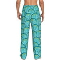 thumbnail image 3 of Xecao Beautiful Seashells Men's Straight Lounge Pajama Pants: The Ultimate in Comfortable Sleepwear, 3 of 9