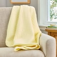 thumbnail image 2 of Parent's Choice Knit Baby Blanket, 100% Cotton, Soft & Cozy, Transparent Yellow, 30" x 40", 2 of 7