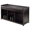 thumbnail image 5 of Winsome Addison 2-Pc Storage Bench & Seat Cushion, Espresso, 5 of 5