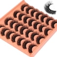 thumbnail image 4 of Pestañas postizas ALICROWN, pestañas cortas, aspecto natural, 14 pares, 4 of 9