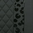 thumbnail image 3 of Auto Drive Black, Faux Leather, Black Leopard, Automotive Seat Covers , 2 Pack, 3 of 3