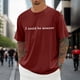 thumbnail image 2 of Camiseta de verano para hombre con cuello redondo, estampado urbano, poliéster-spandex, holgada, informal, tallas XXS-XXXXXXL para todas las estaciones., 2 of 3
