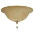 thumbnail image 2 of Amber Parchment L.E.D. Light Fixture-Finish:Antique Brass, 2 of 2