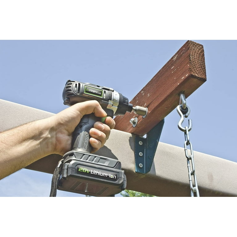20-Volt Lithium-ion Cordless Quick-Change Impact Driver with Light, Power Indicator, Charger, Battery and Bit 20-Volt Lithium-ion Cordless Quick-Change Impact Driver with Light, Power Indicator, Charger, Battery and Bit