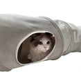 thumbnail image 5 of Tunnel pour Chat, Tunnel pour Chat, Tunnel en Tissu avec Balle et Jouets pour Chat, Tunnel de Jeu pour Chat et Lapin, Tunnel pour Lapin, Robuste, Ne Rouille Pas, 5 of 5