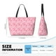 thumbnail image 4 of Fotbe pink heart Bolsa de Viaje para Playa - Resistente al Agua, Bolsa Tote de Gran Capacidad y Ligera con 7 Bolsillos para Mujeres y Hombres, 4 of 7