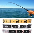thumbnail image 2 of Foldable Fishing Measurement Tape Waterproof Fish Measuring Ruler Sticker Decals Tape Fish Ruler Sticker Easy to Use, 2 of 9