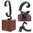 thumbnail image 2 of Wood Base Watch Display Stand Bracket Stand Rack C Ring Watch Display Prop, 2 of 8
