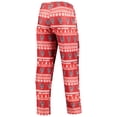 thumbnail image 5 of Men's Concepts Sport Red NC State Wolfpack Swivel Long Sleeve Top & Pants Sleep Set, 5 of 5