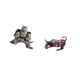 thumbnail image 5 of Figuras de búhos, esculturas de toros de resina, artesanías de animales, adornos de mesa pintados a mano, ideales para regalar, decoración del hogar,, 5 of 8