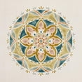 thumbnail image 3 of Borges, Victoria 20x20 Black Modern Framed Museum Art Print Titled - Summer Mandala III, 3 of 5
