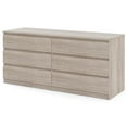 thumbnail image 4 of Tvilum Canada Ensemble de 3 Pcs avec Commode Double et Table de Nuit en Truffe, 4 of 31
