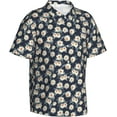 thumbnail image 2 of Mens Casual Hawaiian Shirts Short Sleeve Button Down Beach Shirts Shirts, 2 of 8