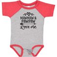 thumbnail image 3 of Inktastic Mawmaw and Pawpaw Love Me Girls Baby Bodysuit, 3 of 5