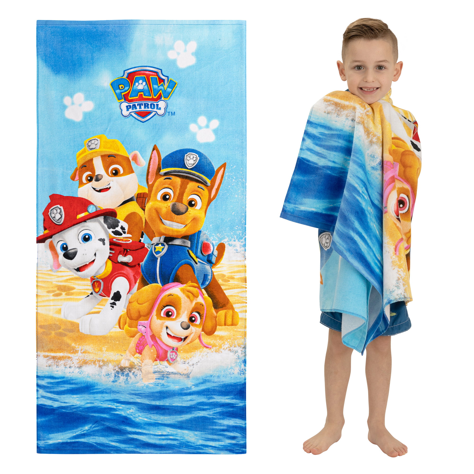 New Licenced Kids Towels Character Swimming Beach Bath Time Dry Soft Holiday 