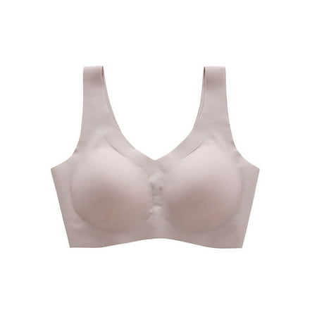 Latex No Steel Rings Nursing Bra Jelly Soft Support Seamless Comfortable Sports Underwear for Women