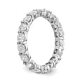 thumbnail image 4 of Diamond2Deal 14K Or Blanc 3 cttw Bande Éternité Complète pour Femmes Taille 5, 4 of 7