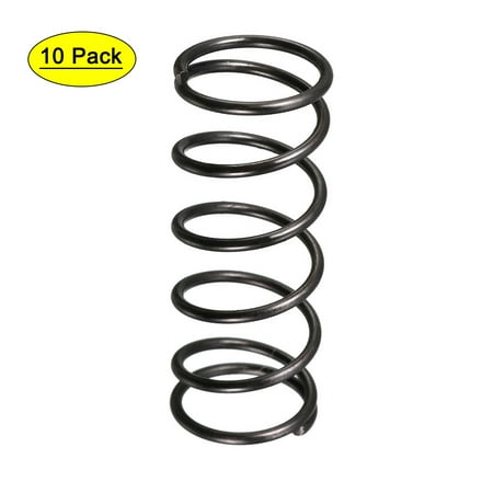 

14mm Outer Diameter 1.2mm Wire Dia 35mm Long Compression Spring 10Pcs