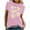 Pink, variant on Summer Tops for Women 2025 Plus Size Tshirts Shirts Graphic Pack Womens Country Graphic Tees Vintage Trendy