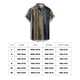 thumbnail image 5 of Qarigey Camisas de verano transpirables y fáciles de limpiar de poliéster para hombres, camisas hawaianas, cortas de verano, ligeras, Camisetas color café L, 5 of 6