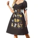 thumbnail image 2 of Vestido de manga corta para amantes de los perros, elegante vestido de mujer para boda, vestidos de fiesta para mujer, 2 of 7