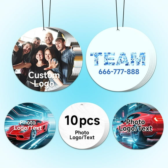 Ambientadores personalizados de doble cara CDBUY